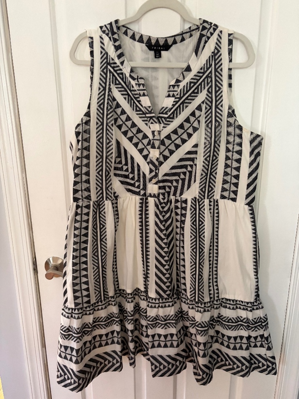 Tribal sundress. boho large etc